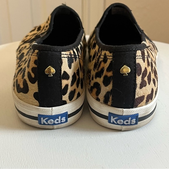Keds X Kate Spade New York Double Decker Leopard-print Sneakers - Picture 4 of 8
